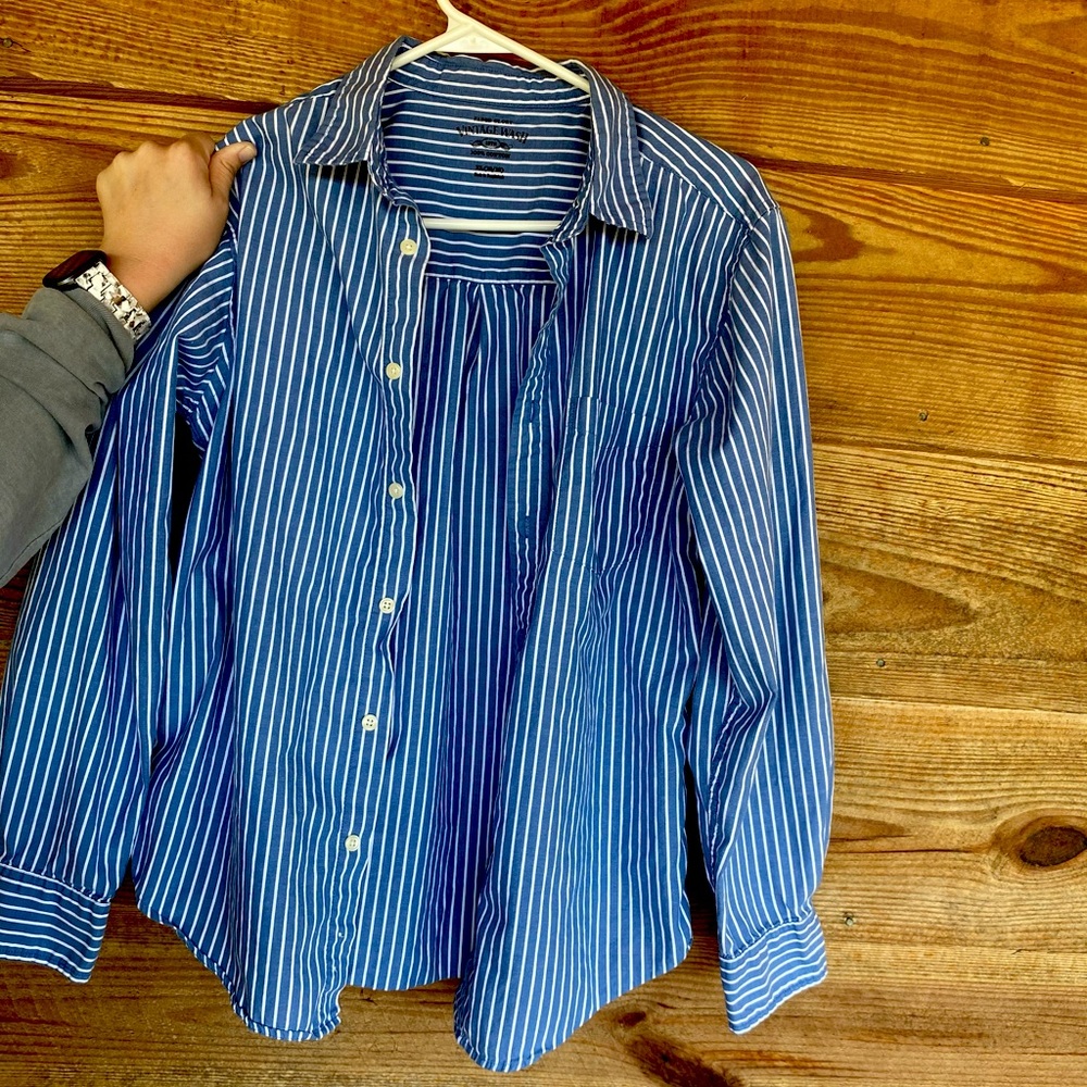 Faded Glory - Vintage Wash light blue flannel